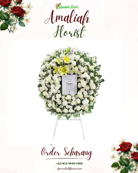Krans Bunga Duka Wandan Kemiri